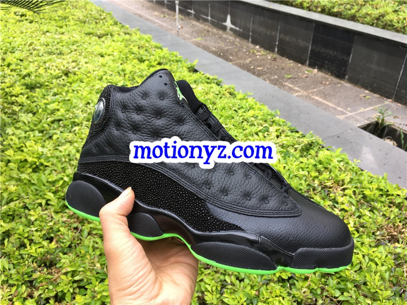 Authentic Air Jordan 13 Retro Black Green